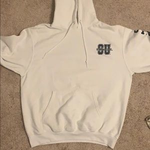 White Syracuse hoodie